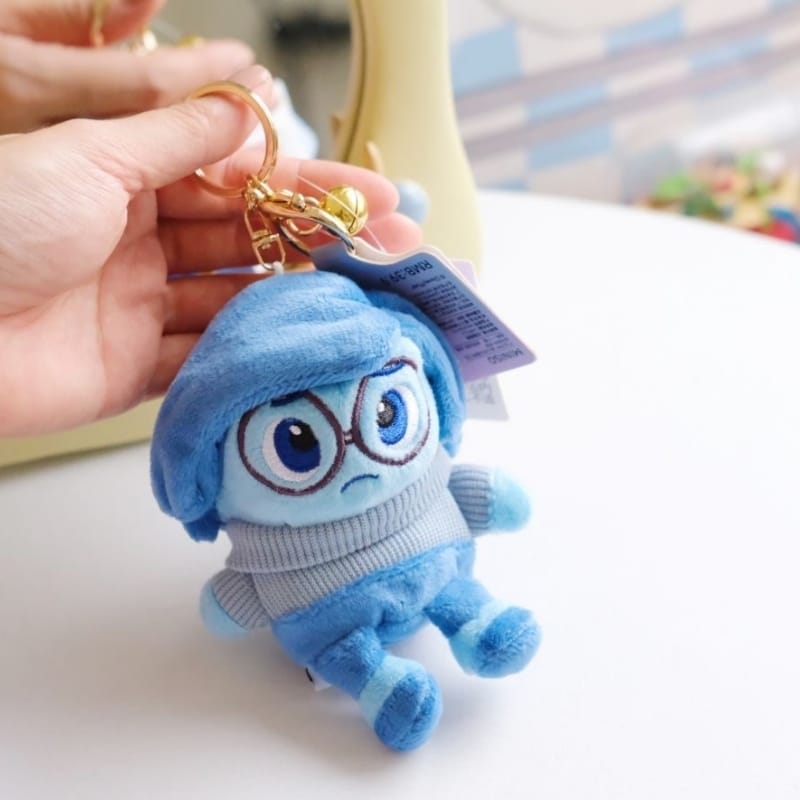 Inside Out Sadness Plush Keychain