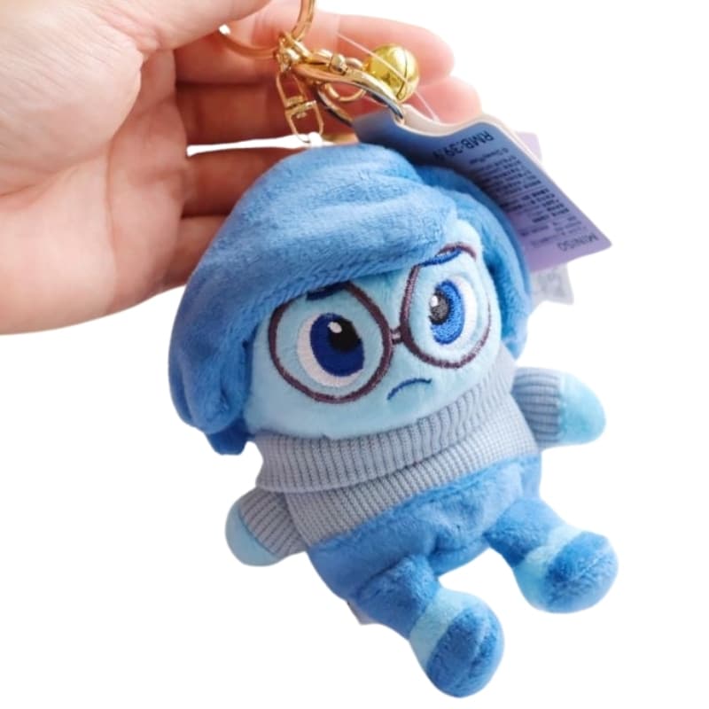 Inside Out Sadness Plush Keychain