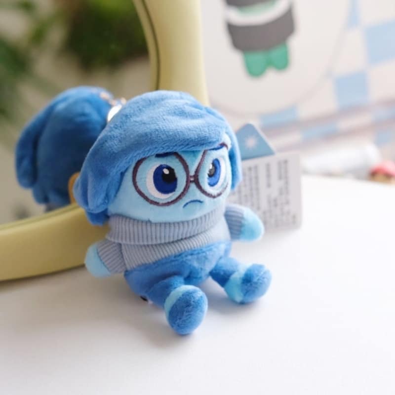 Inside Out Sadness Plush Keychain