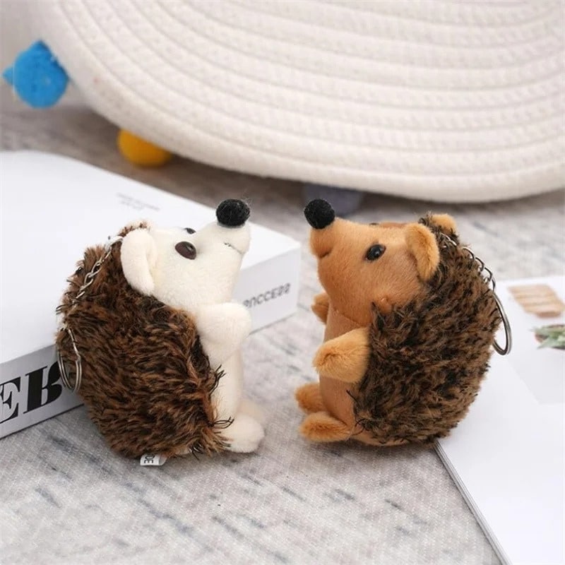Hedgehog Plush Keychain