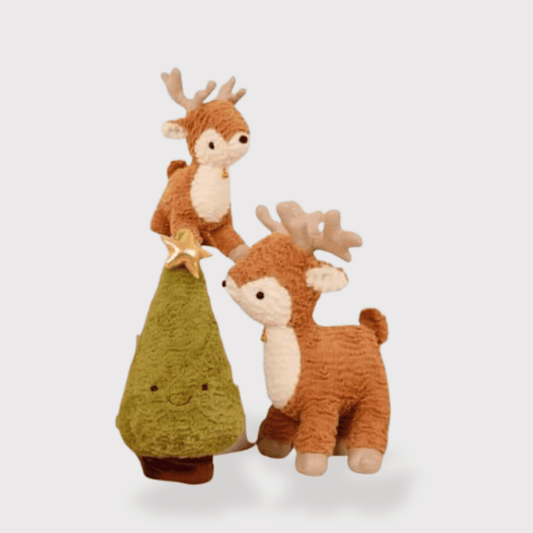 Christmas Deer Stuffed Animal - Stylish