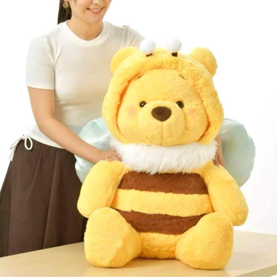Winnie the Pooh Plush Toy in a Bee Costume