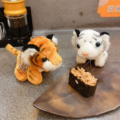 Tiger Plush Keychain