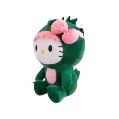 Hello Kitty Plush Toy in a Dinosaur Costume