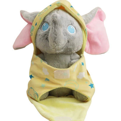Dumbo Elephant Plush Toy with Yellow Blanket