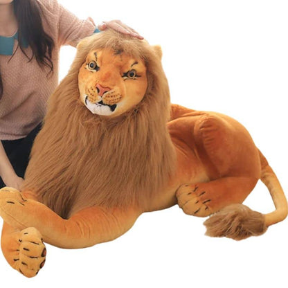 Lion Stuffed Animal - Lying Down