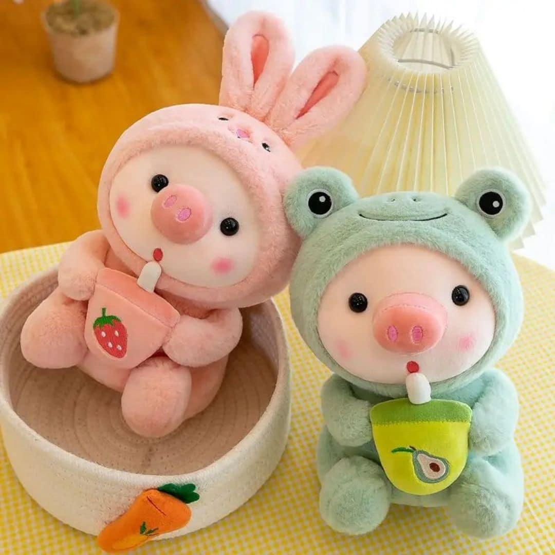Pig Stuffed Animal - in Costume