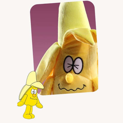 Banana Plush Toy - Peeled