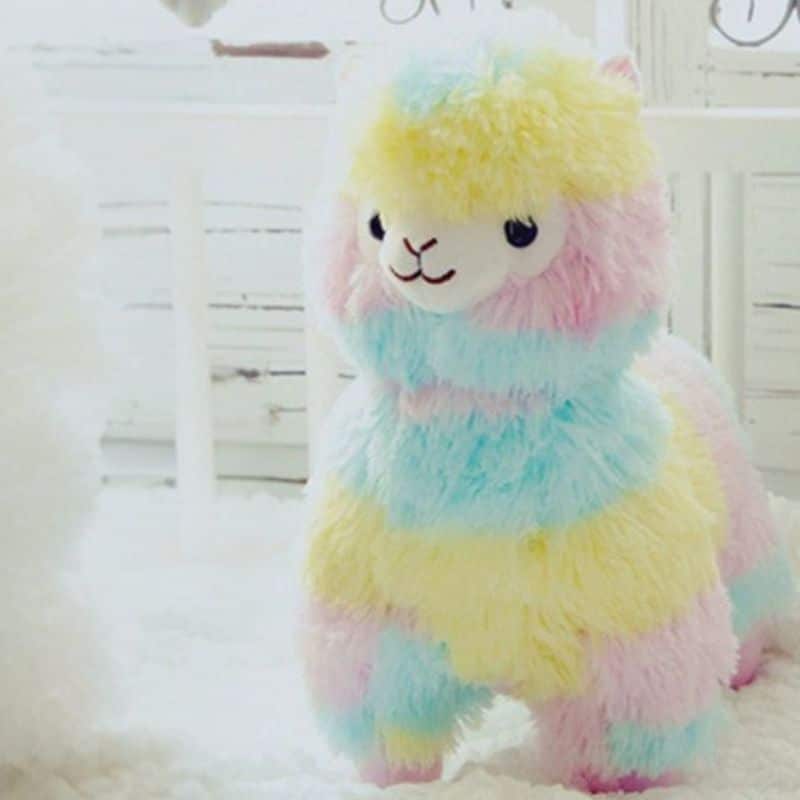 Rainbow Alpaca Stuffed Animal