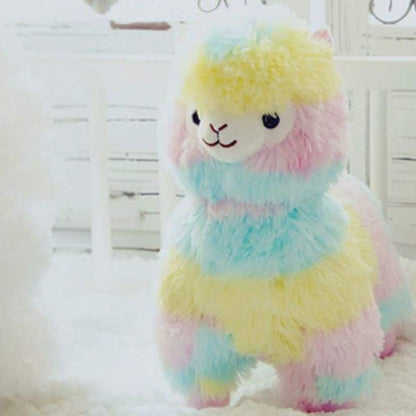 Rainbow Alpaca Stuffed Animal