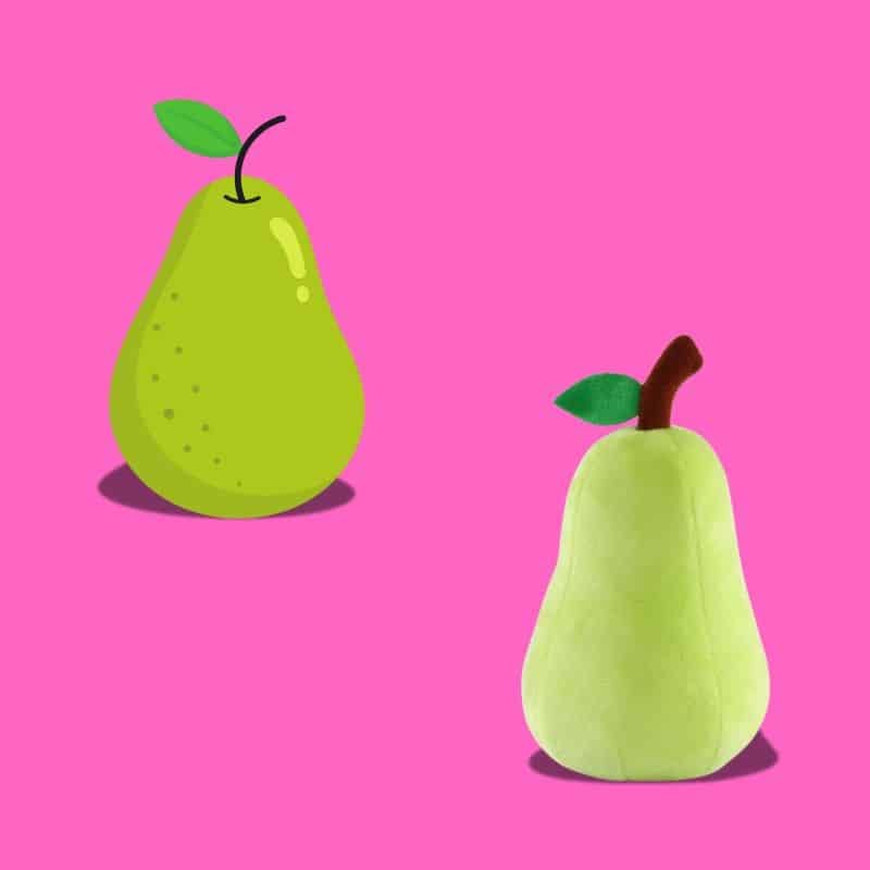 Pear Plush Toy
