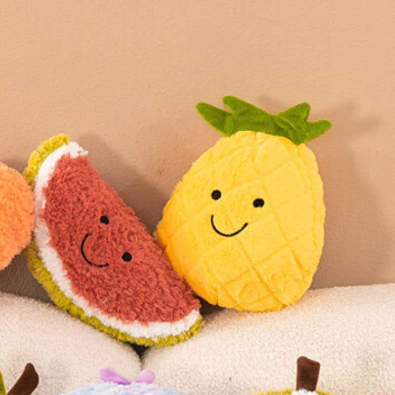 Smiling Pineapple Plush Toy