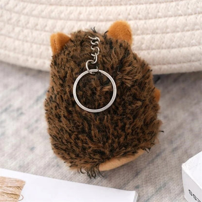 Hedgehog Plush Keychain