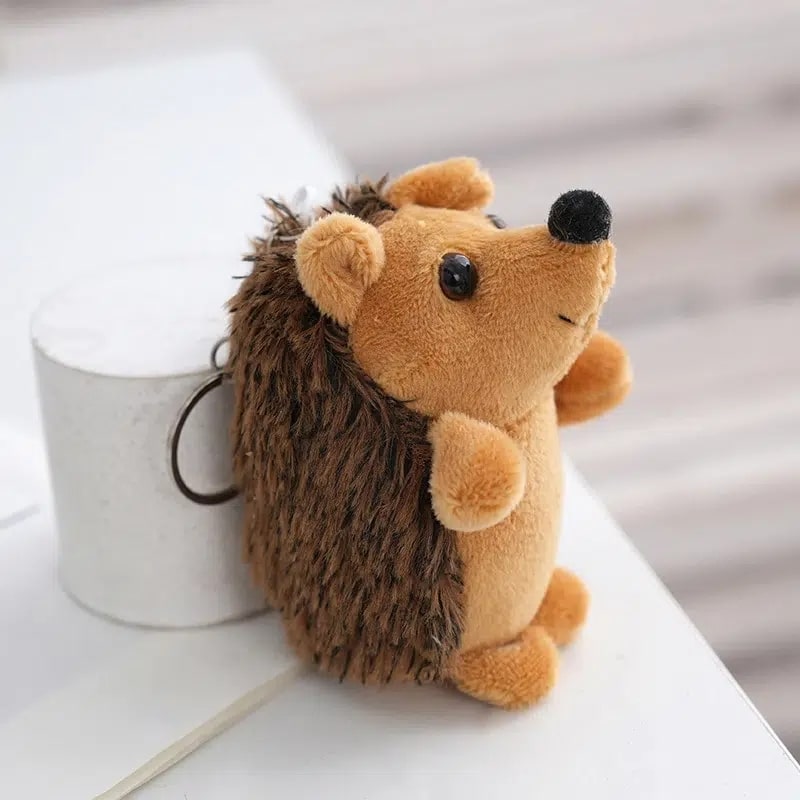 Hedgehog Plush Keychain