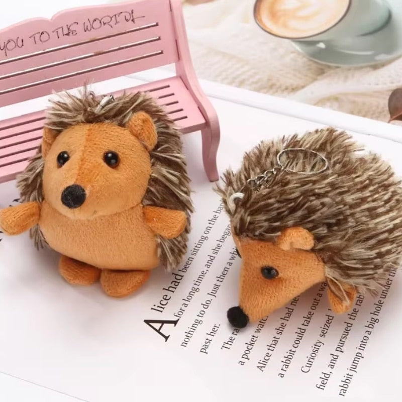 Hedgehog Plush Keychain