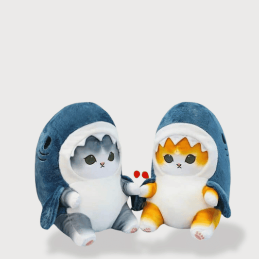 Cat Plush Toy in a Shark Costume