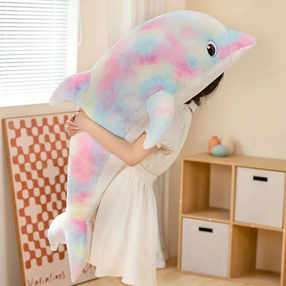 Rainbow Dolphin Stuffed Animal