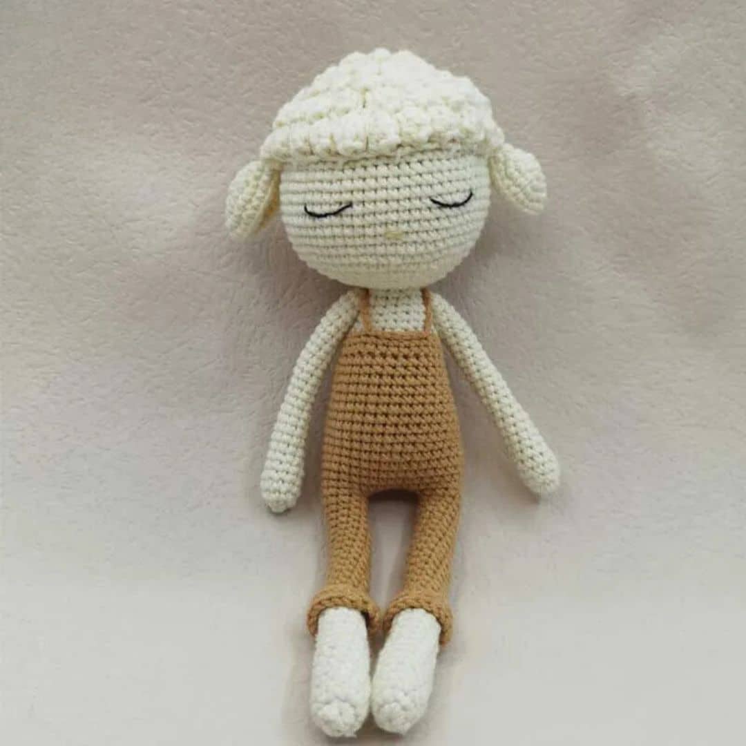 Crochet Sheep Stuffed Animal