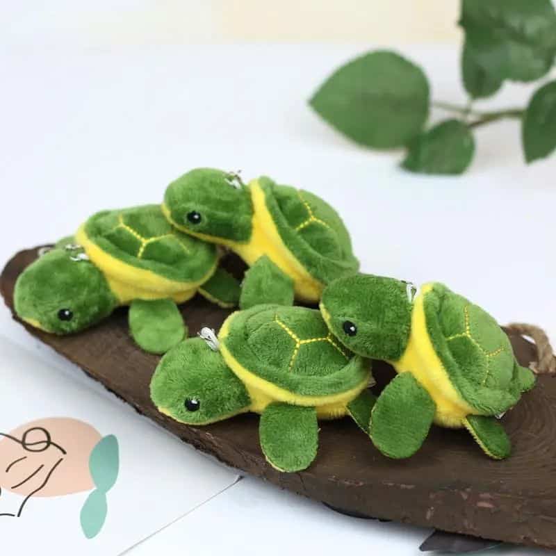 Turtle Plush Keychain