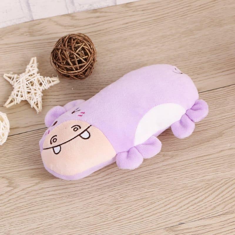 Hippo Stuffed Animal - Purple