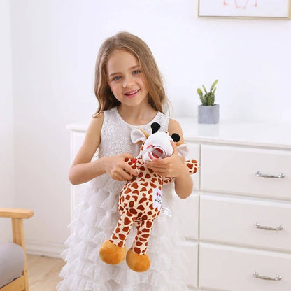 Giraffe Stuffed Animal with Teeth