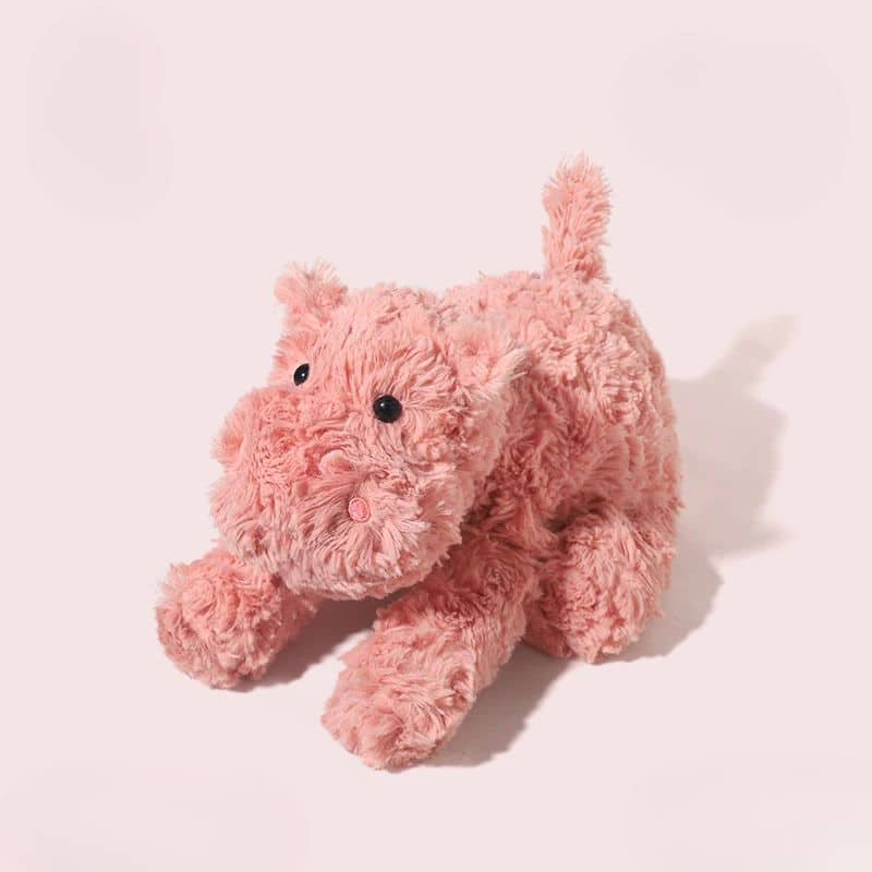 Hippo Stuffed Animal - Lying Down