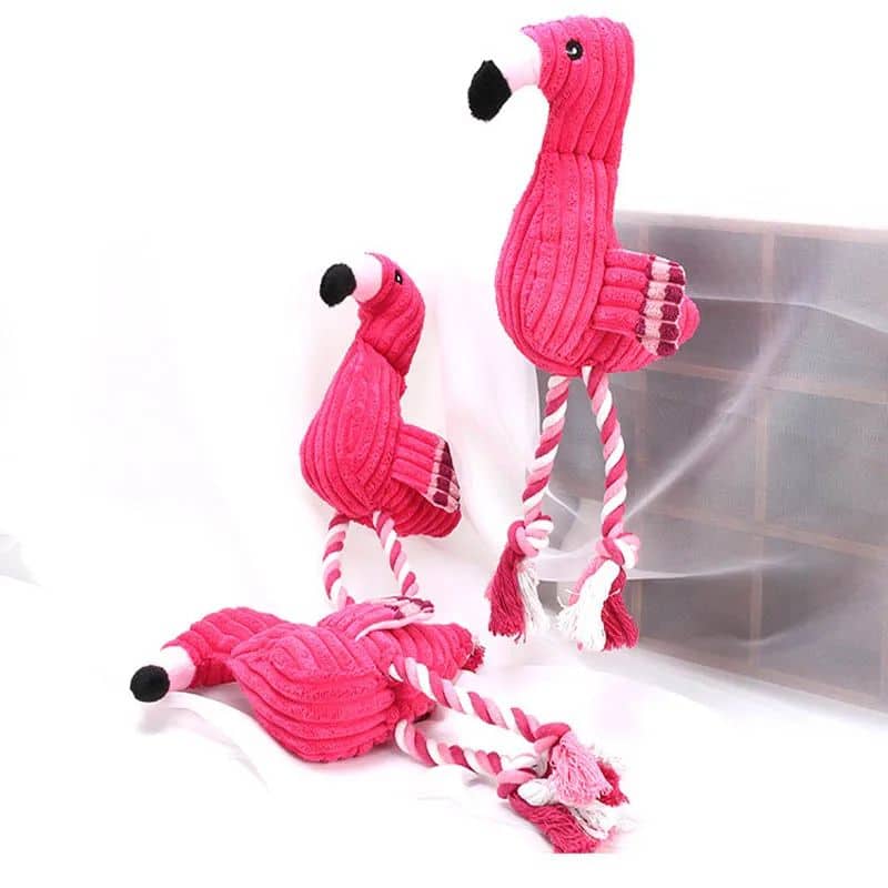 Flamingo Plush Pet Toy