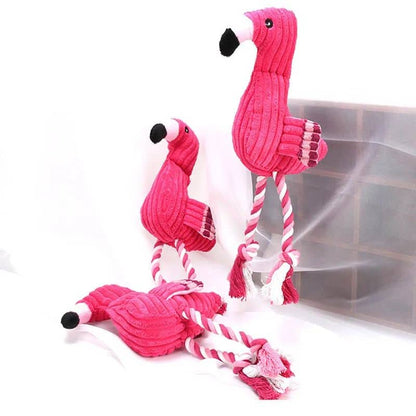 Flamingo Plush Pet Toy