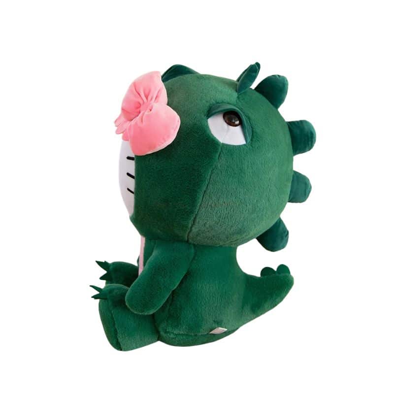 Hello Kitty Plush Toy in a Dinosaur Costume
