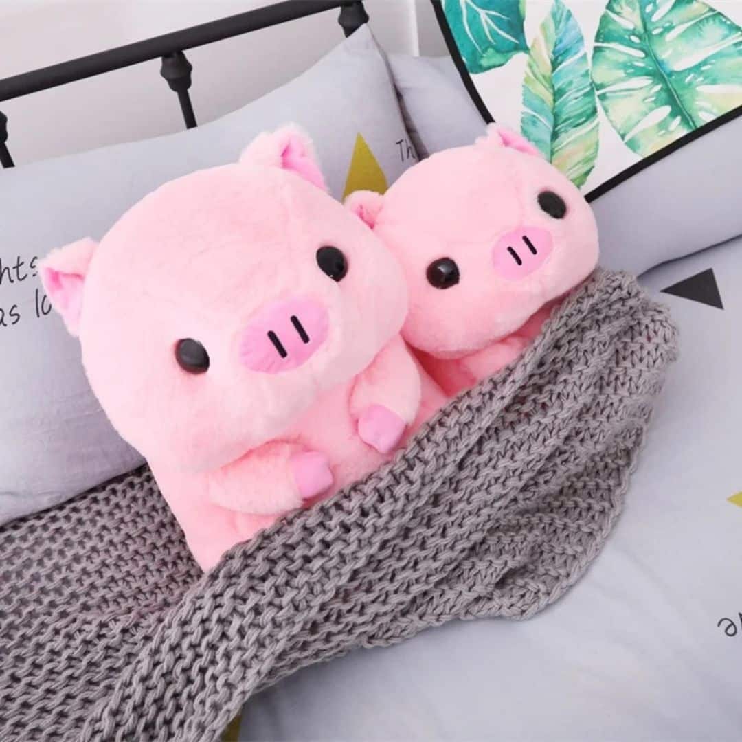 Pink Pig Plush Toy - Rose Pink