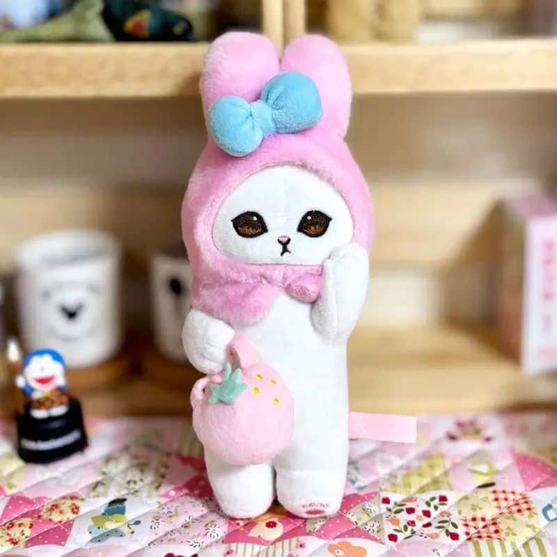 Cat Stuffed Animal in a My Melody Costume