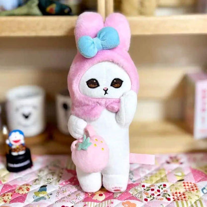 Cat Stuffed Animal in a My Melody Costume