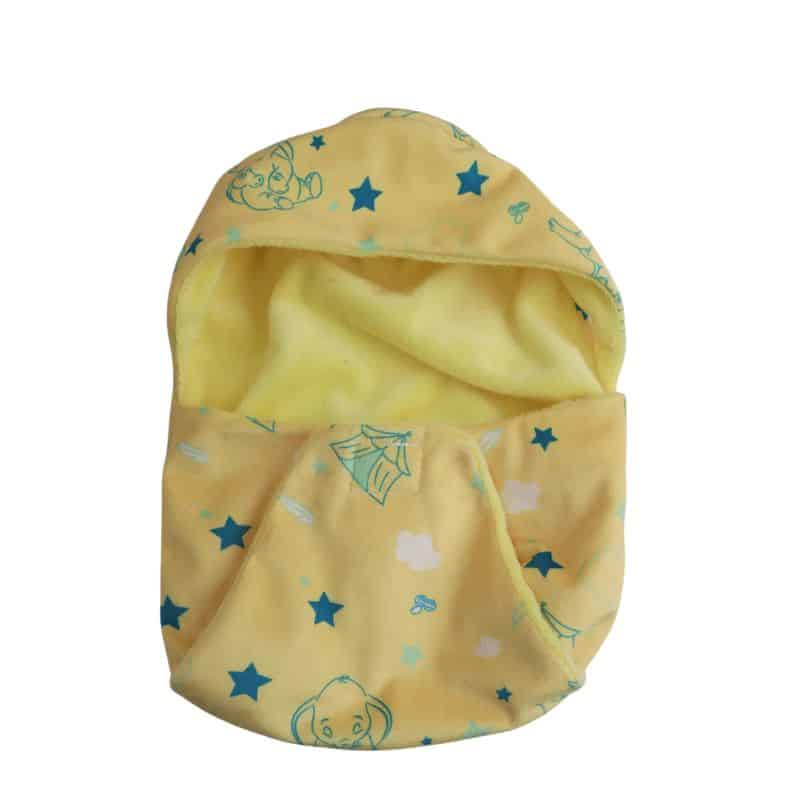 Dumbo Elephant Plush Toy with Yellow Blanket