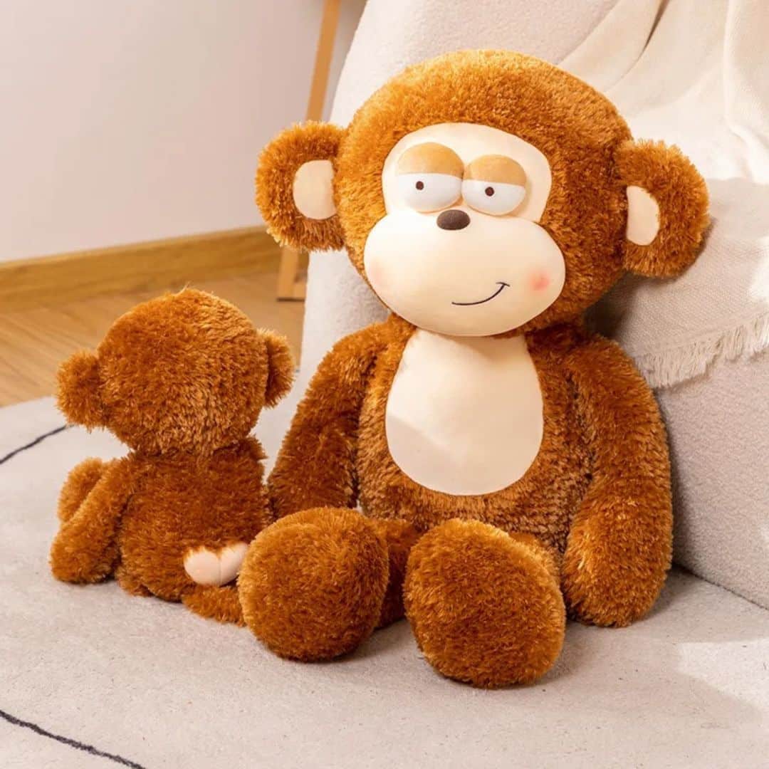 Monkey Stuffed Animal - Fluffy