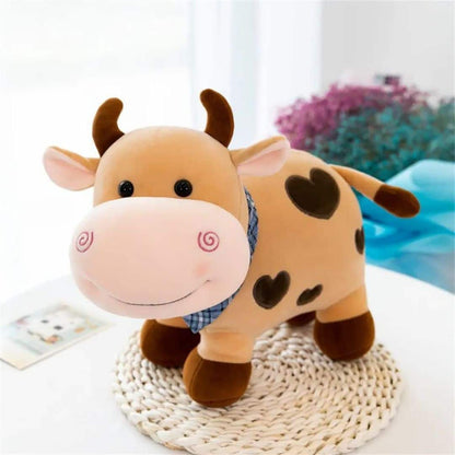 Cow Stuffed Animal - Smiling