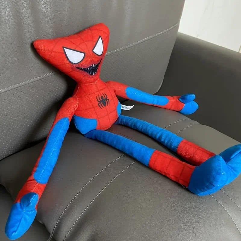 Huggy Wuggy Plush Toy in Spider-Man