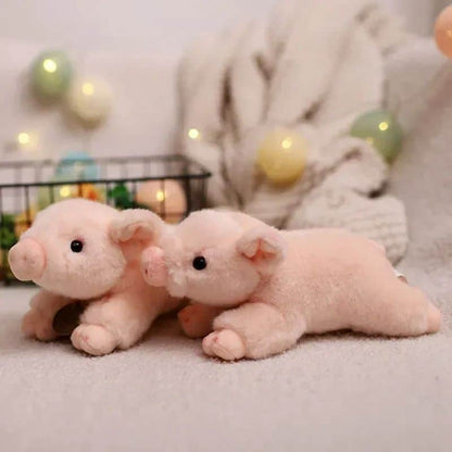 Pig Stuffed Animal - Lying Down