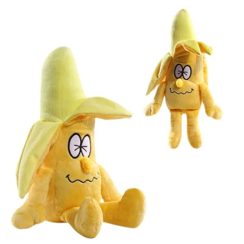 Banana Plush Toy - Peeled