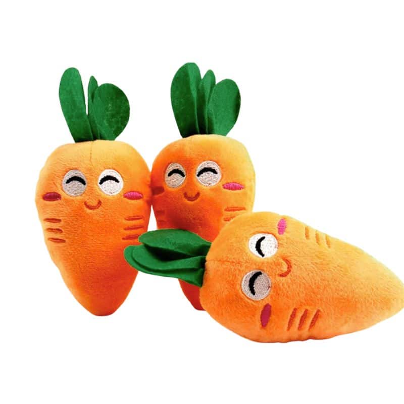 Carrot Plush Toy - Smiling