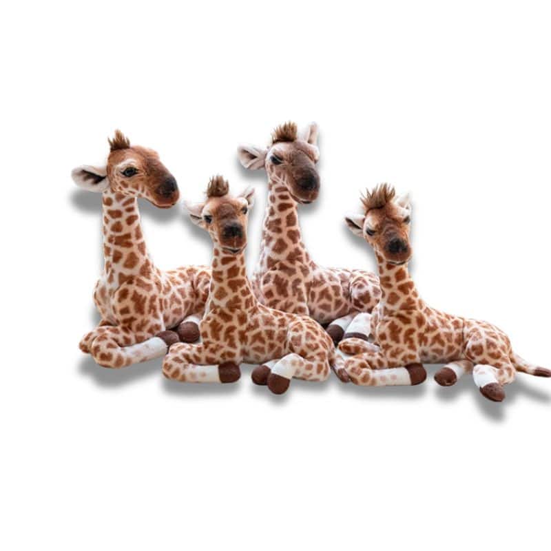 Giraffe Stuffed Animal - Lying Down