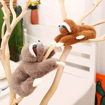Sloth Stuffed Animal - Lying Down