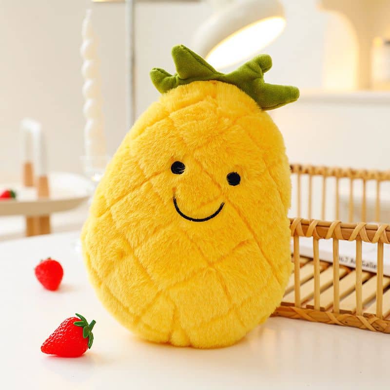 Smiling Pineapple Plush Toy