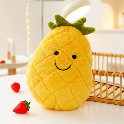 Smiling Pineapple Plush Toy