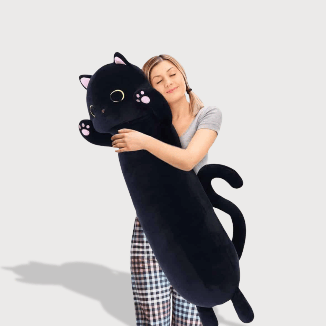 Cat Stuffed Animal - Black