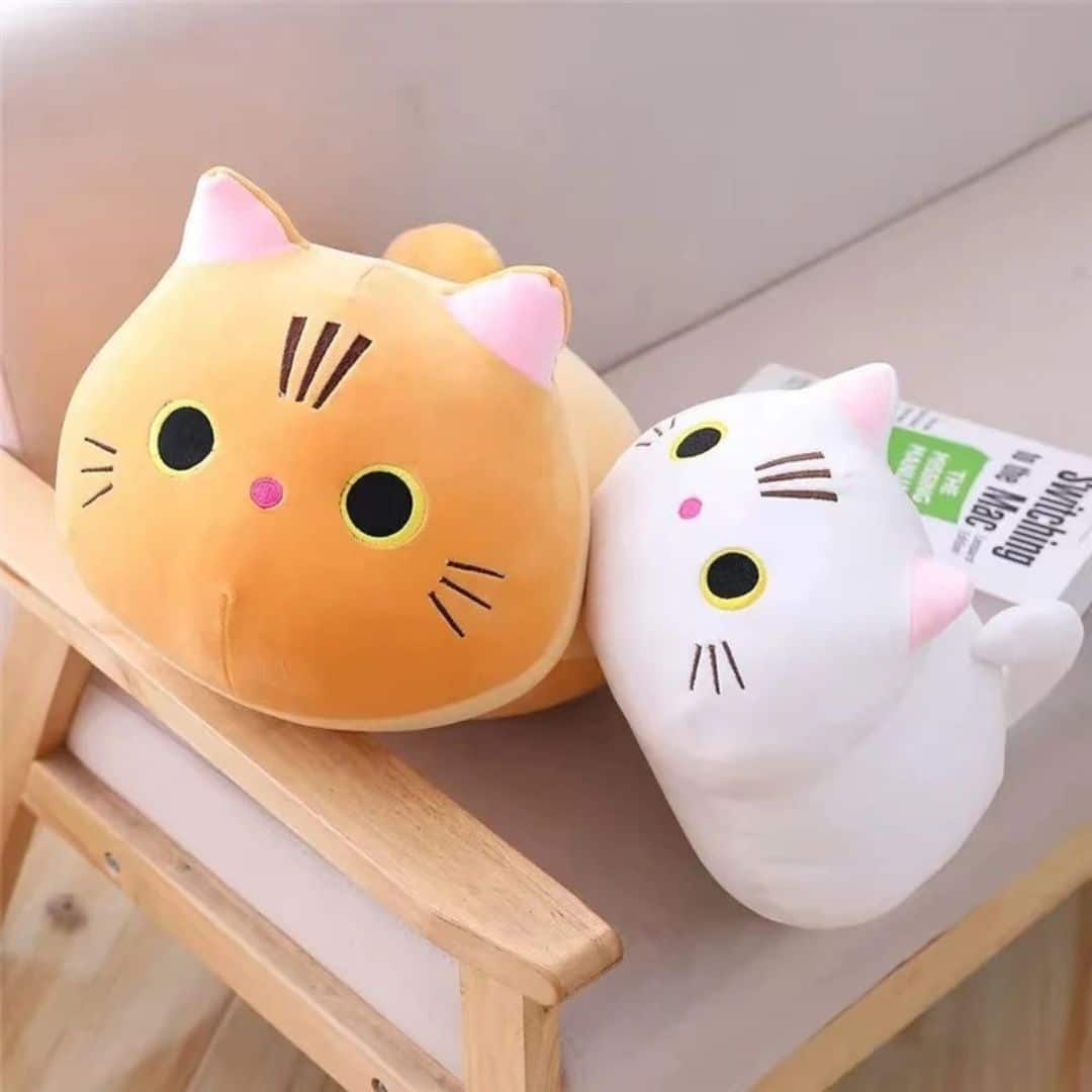 Round Cat Stuffed Animal