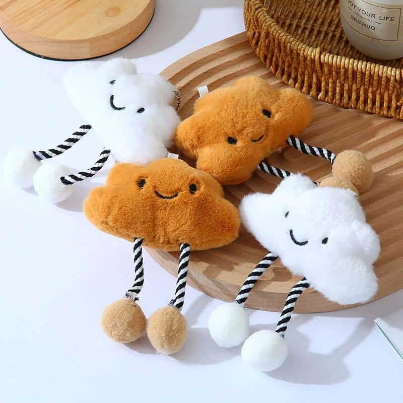 Cloud Plush Keychain