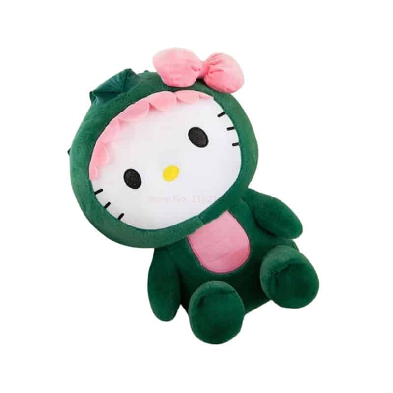 Hello Kitty Plush Toy in a Dinosaur Costume