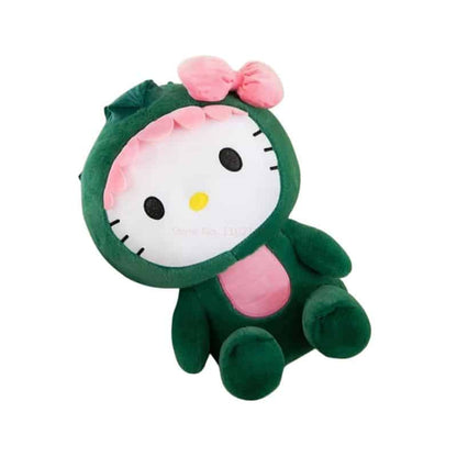 Hello Kitty Plush Toy in a Dinosaur Costume