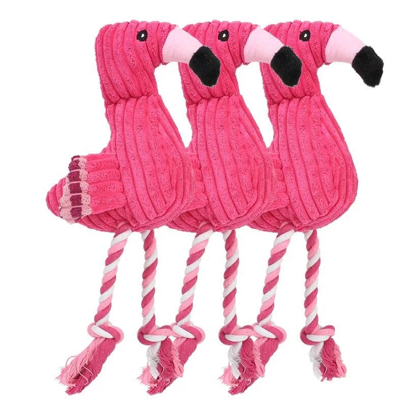 Flamingo Plush Pet Toy