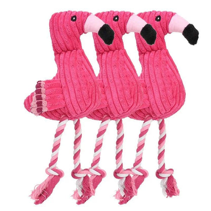 Flamingo Plush Pet Toy